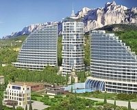 Отель Респект Холл в Ялте, вид снаружи Отель Респект Холл (Ялта)